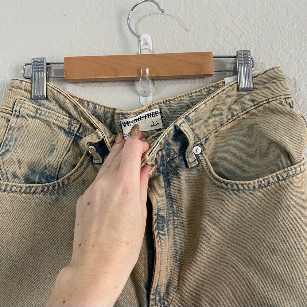 Free People WE THE FREE Waterfalls Baggy Wide Leg Jeans NEW - Picture 10 of 17